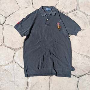Polo Ralph Lauren Black Big Pony Short Sleeve Polo Shirt